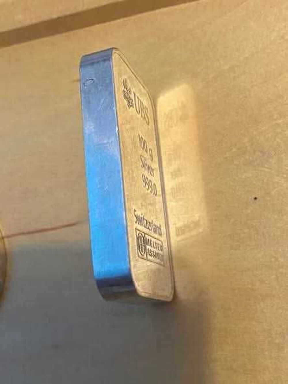 lingot d'argent suisse pure 