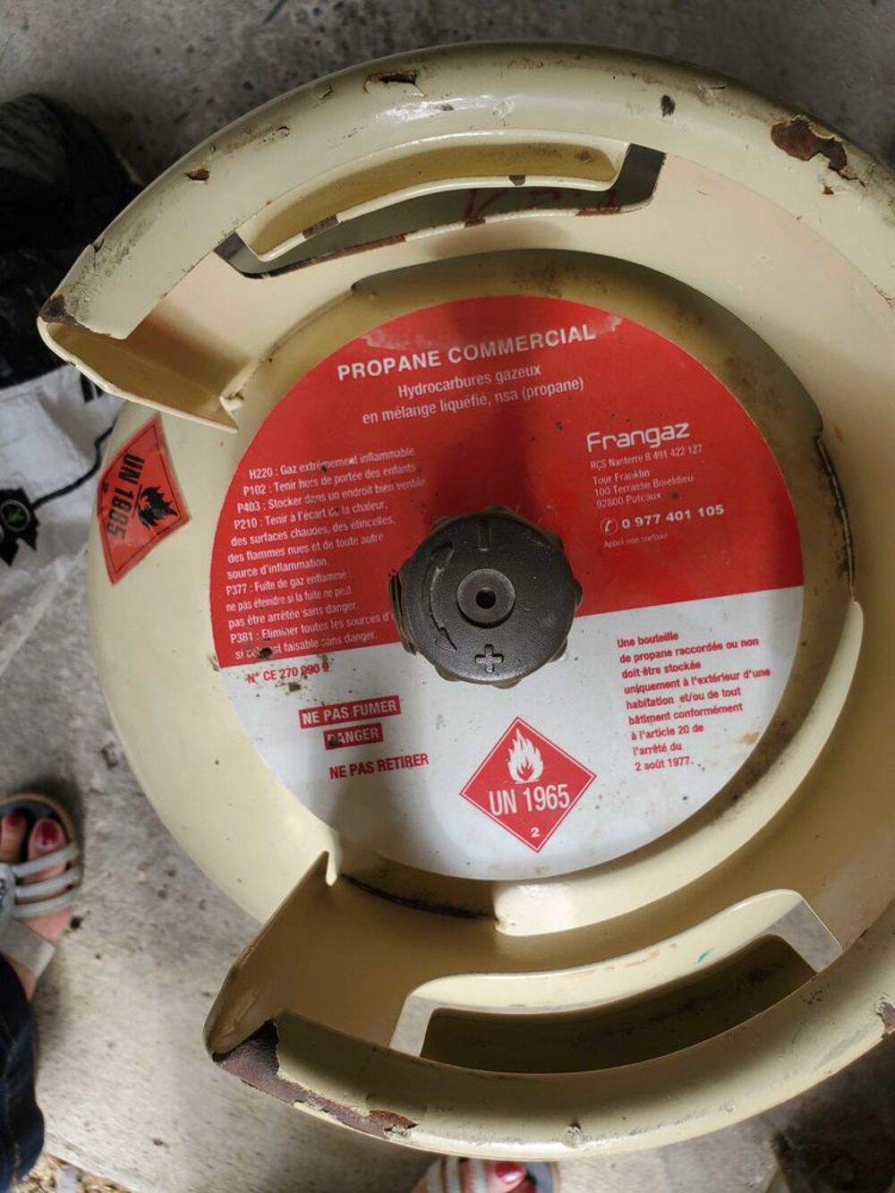 bouteille de gaz propane 9kg Bricolage