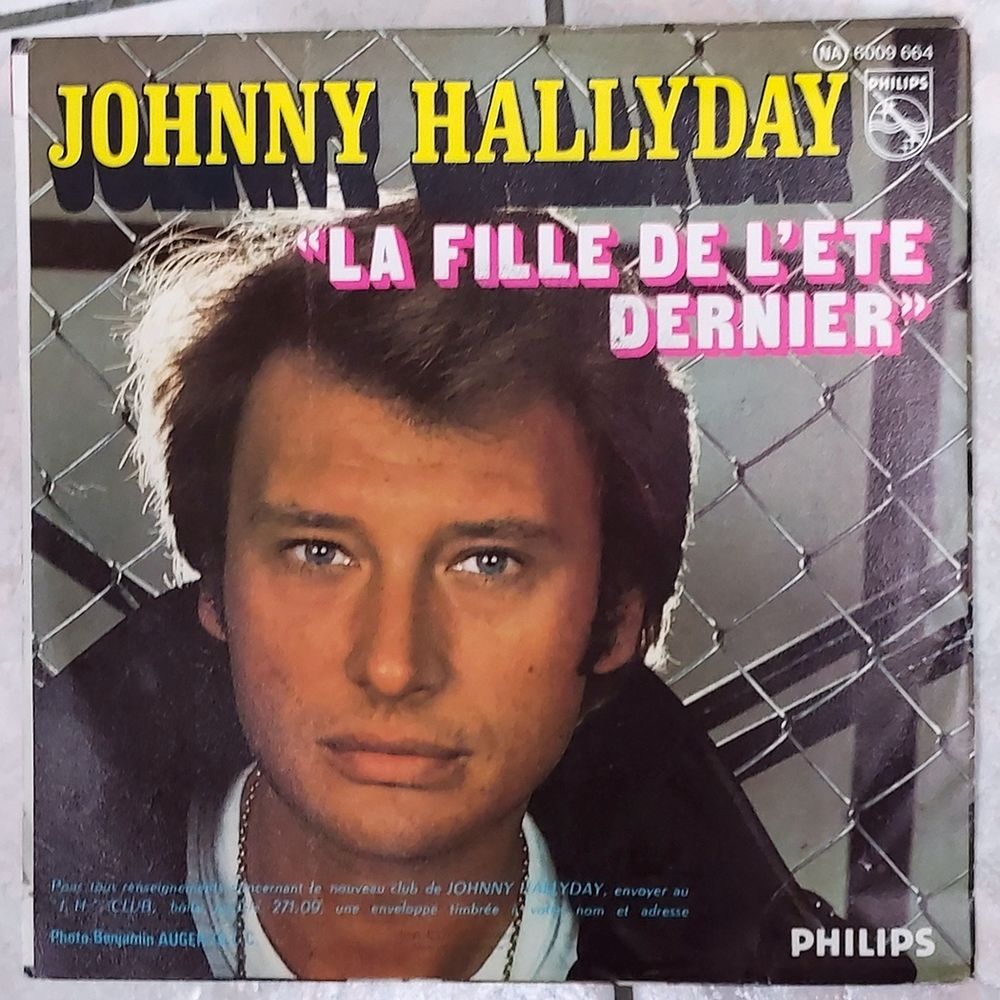 JOHNNY HALLYDAY -45t- HEY LOVELY LADY / LA FILLE DE L'&Eacute;T&Eacute; D CD et vinyles