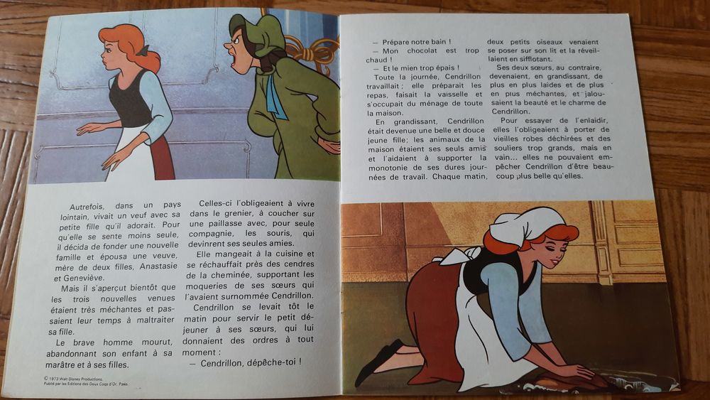 Livre Cendrillon Walt Disney Livres et BD