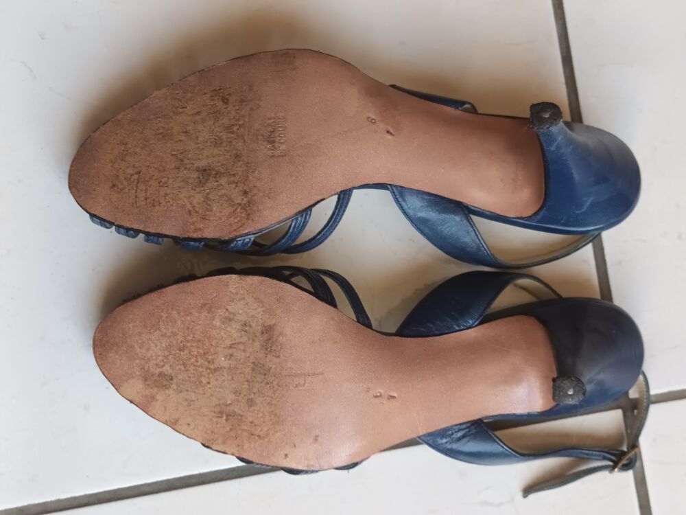 sandales en cuir pointure 38 Chaussures