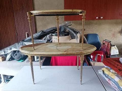 2 TABLES BASSE VINTAGE DESSUS MARBRE 60 Saint-Jean-du-Cardonnay (76)