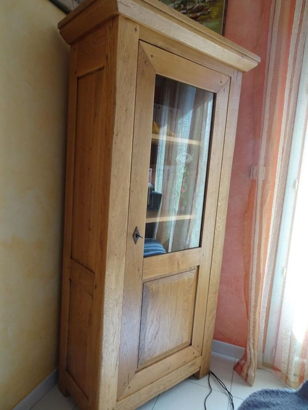 Vitrine en ch&ecirc;ne clair Meubles