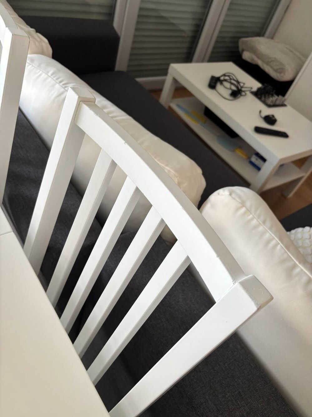 Lot de 4 chaises blanche IKEA Meubles