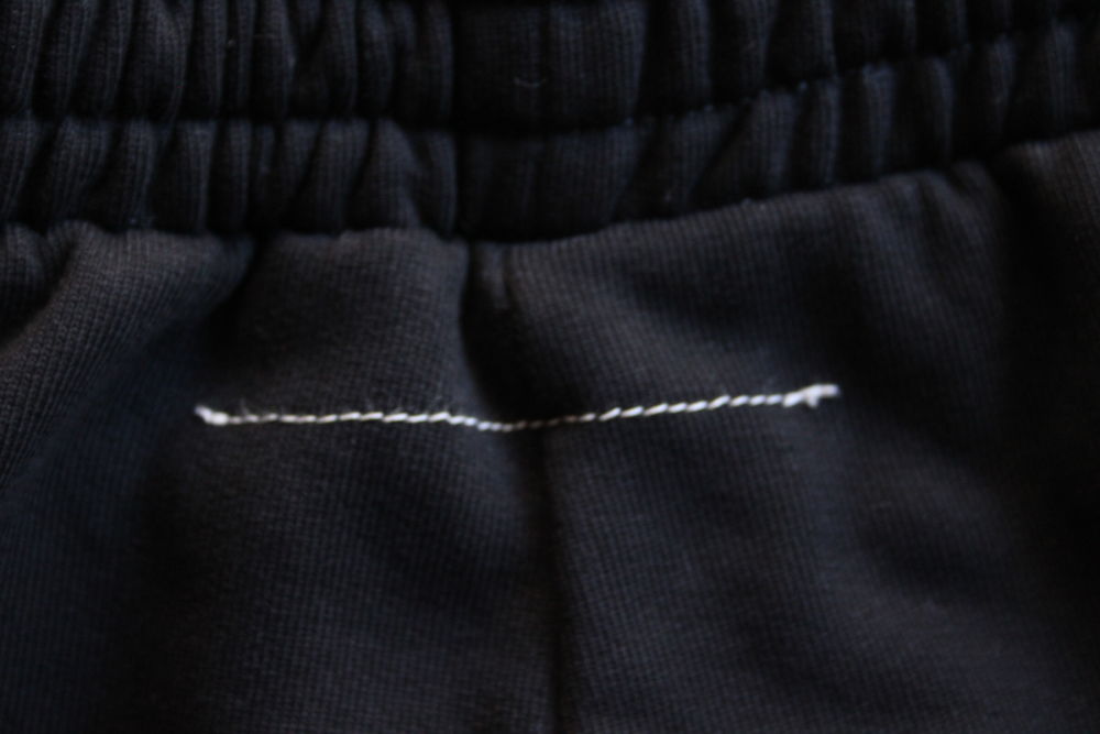 Jogging noir split leg MM6 MAISON MARGIELA T.S Vêtements