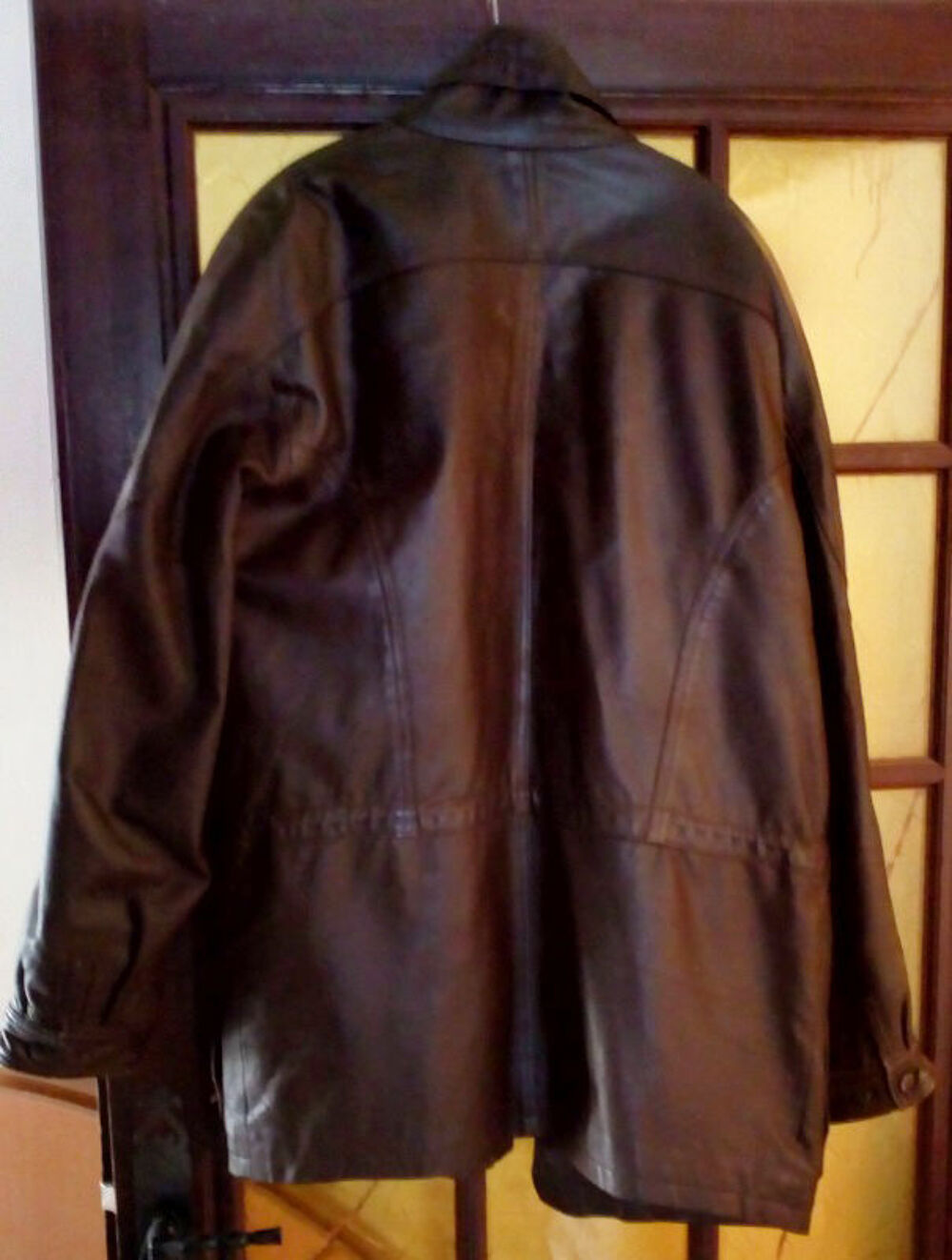 VESTE EN CUIR Homme Vêtements