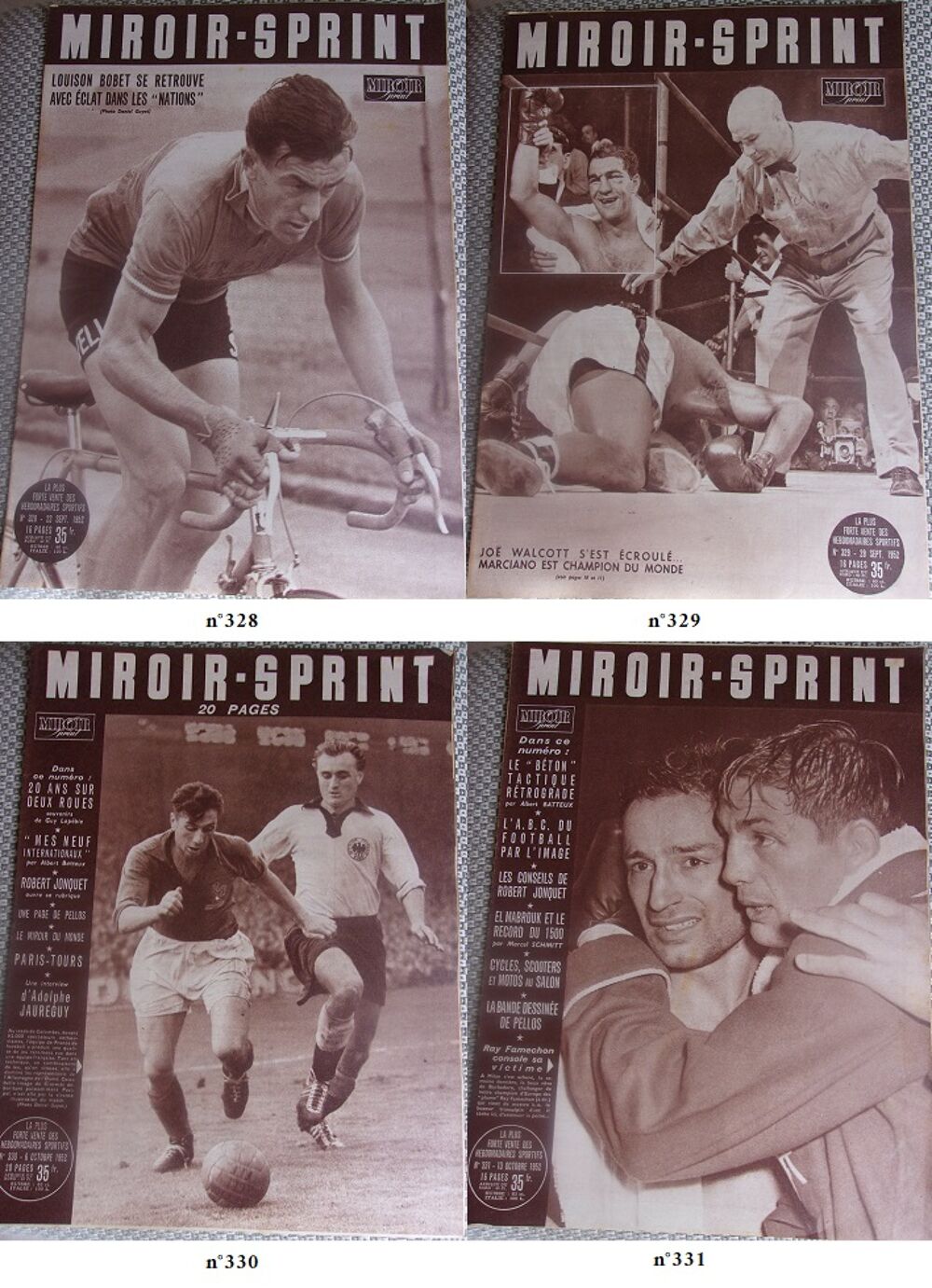 Miroir Sprint ann&eacute;e 1952 