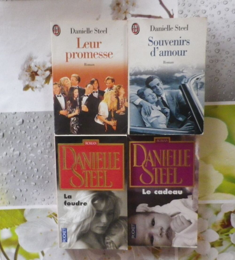 LOT DE 4 ROMANS DE DANIELLE STEEL Livres et BD