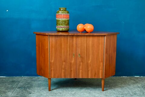 Commode ou meuble de coin d'angle ancien style vintage 480 Wintzenheim (68)