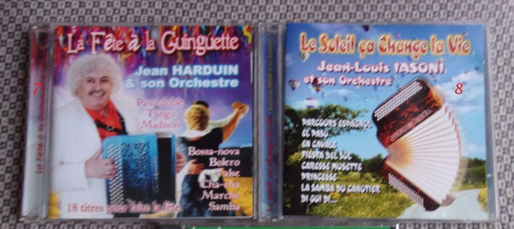 CD d'ACCORDEON MUSETTE GUINGUETTE CD et vinyles