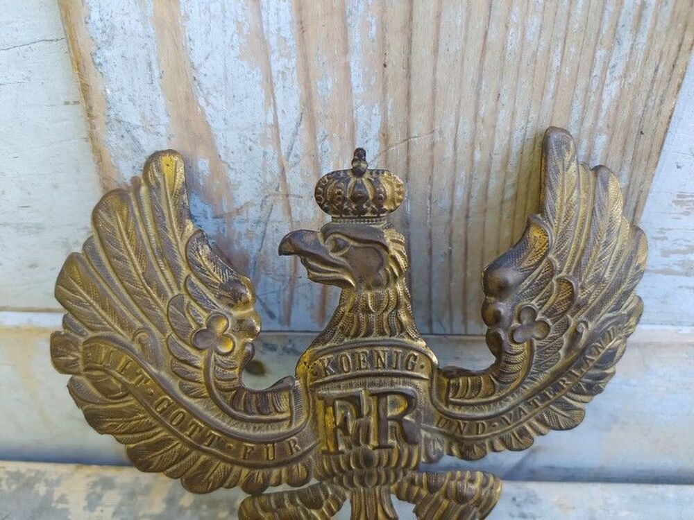 Aigle Insigne Plaque de casque Allemand 14-18 WW1 