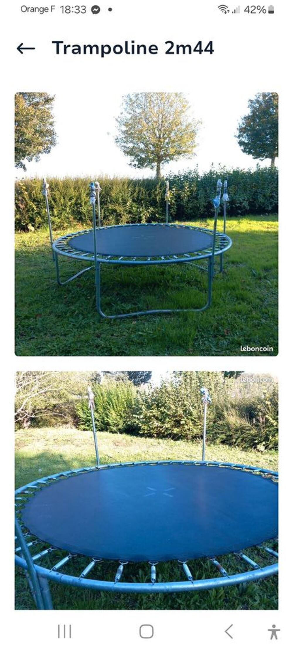 Trampoline 2,44m Jeux / jouets