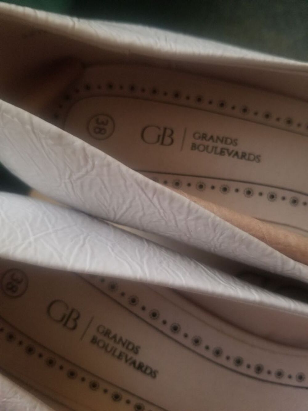 Escarpin femme beige dor&eacute;e Chaussures