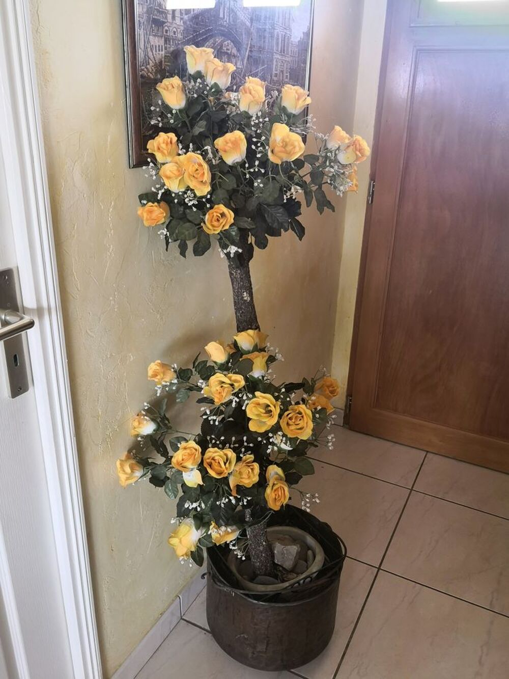 PLANTE DECORATIVE AVEC POT (j'en ai 3) Décoration