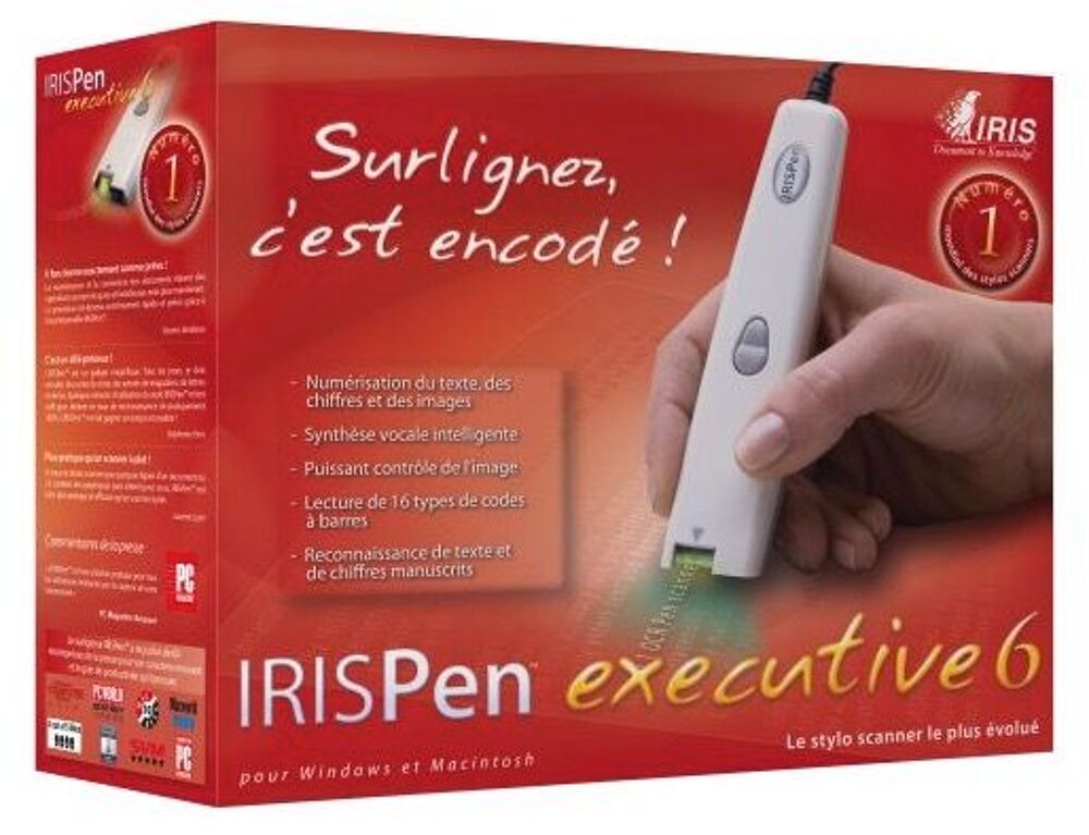 Stylo scanner IRIS Pen executive 6 Matriel informatique