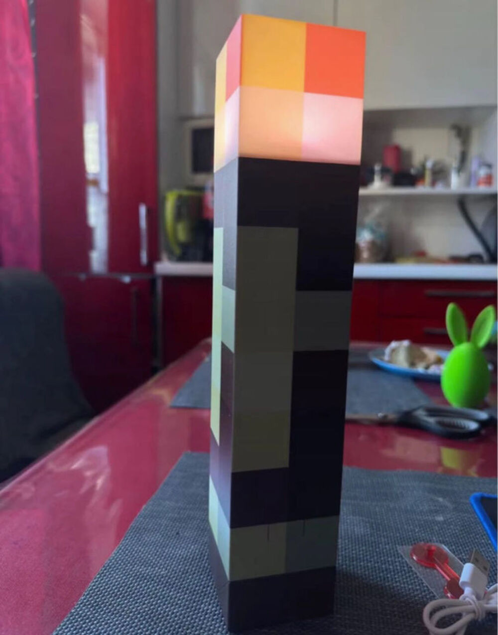 torche minecraft led neuf D�coration