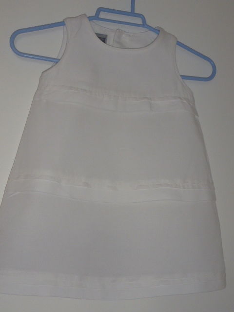 ZARA Casual robe trapze blanche sans manche lin 2 ans 7 Rueil-Malmaison (92)