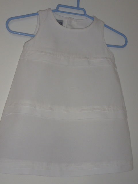 ZARA Casual robe trapèze blanche sans manche lin 2 ans 7 Rueil-Malmaison (92)