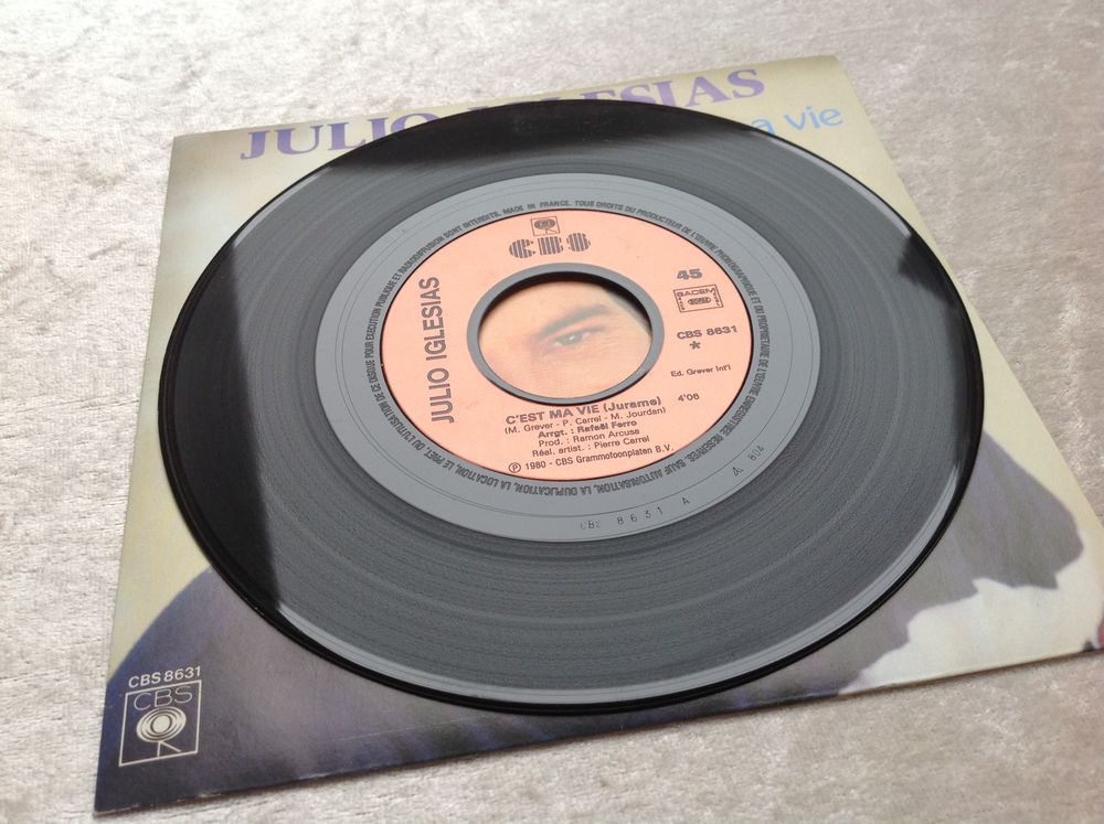 JULIO IGLESIAS C"EST MA VIE CD et vinyles