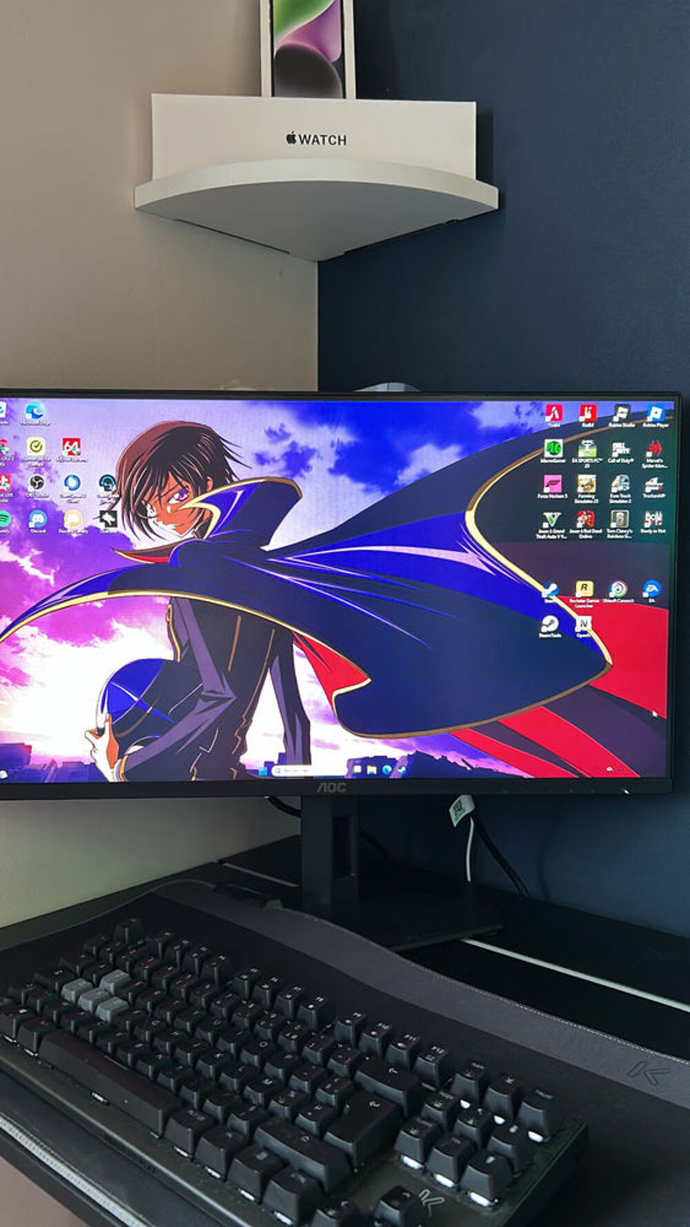 SETUP GAMING COMPLET RTX 4060 + i5-14400F + 32 Go RAM + ECRAN 240Hz NEGOCIABLE Matériel informatique