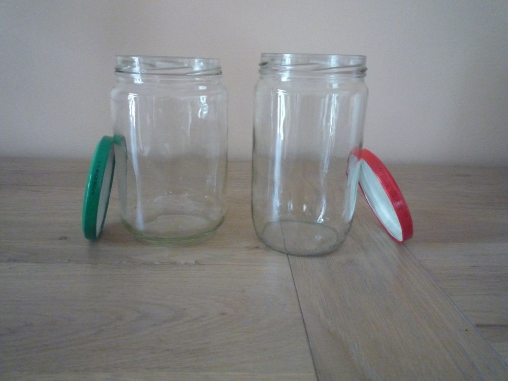 Pots en verre avec couvercles vissables Cuisine