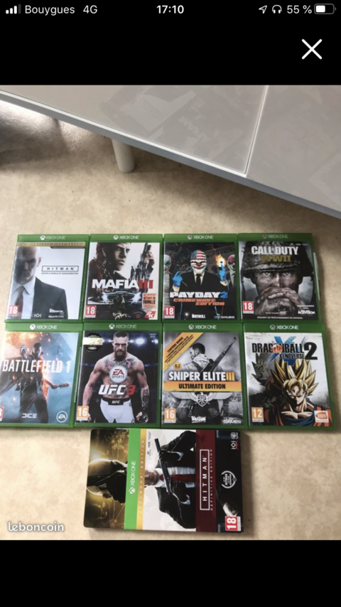 Xbox One 1 To + Lots de jeux + 1 manette 180 Plaisir (78)