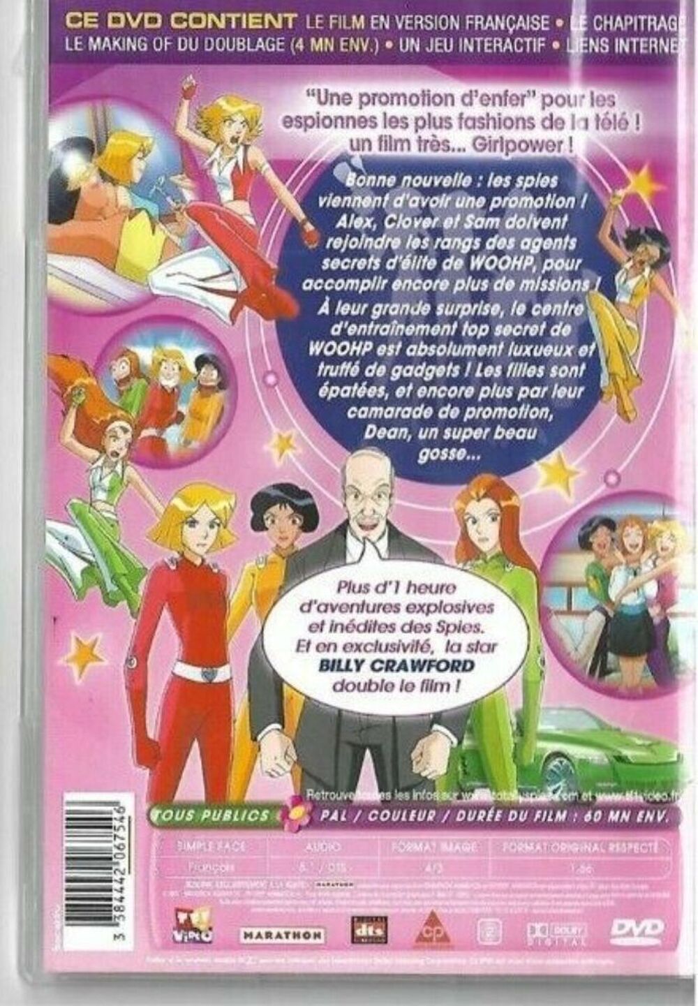 2 DVD films animation enfants DVD et blu-ray