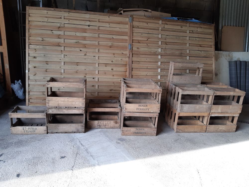 Caisses en Bois Anciennes. Décoration