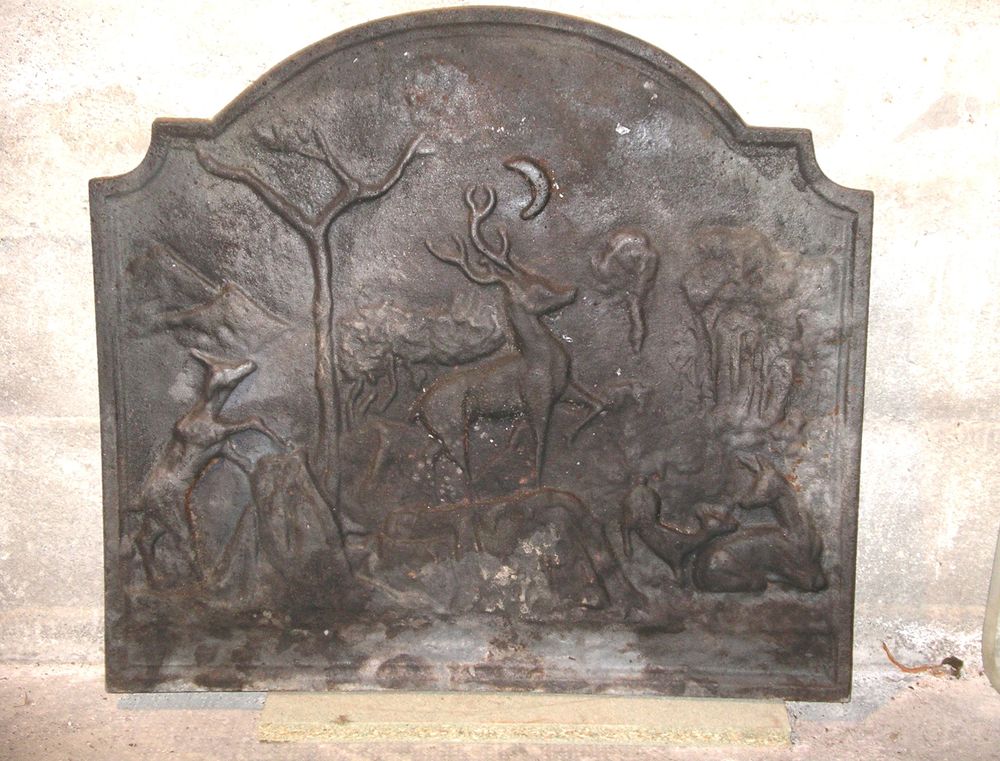 Plaque de chemin&eacute;e fonte Décoration