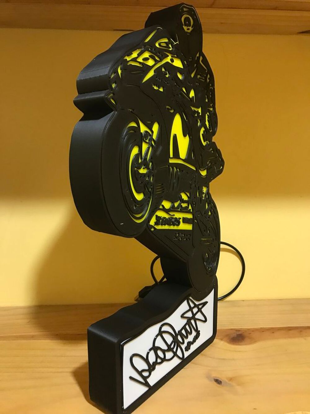 Lampe VALENTINO ROSSI &eacute;clairage leds usb Décoration