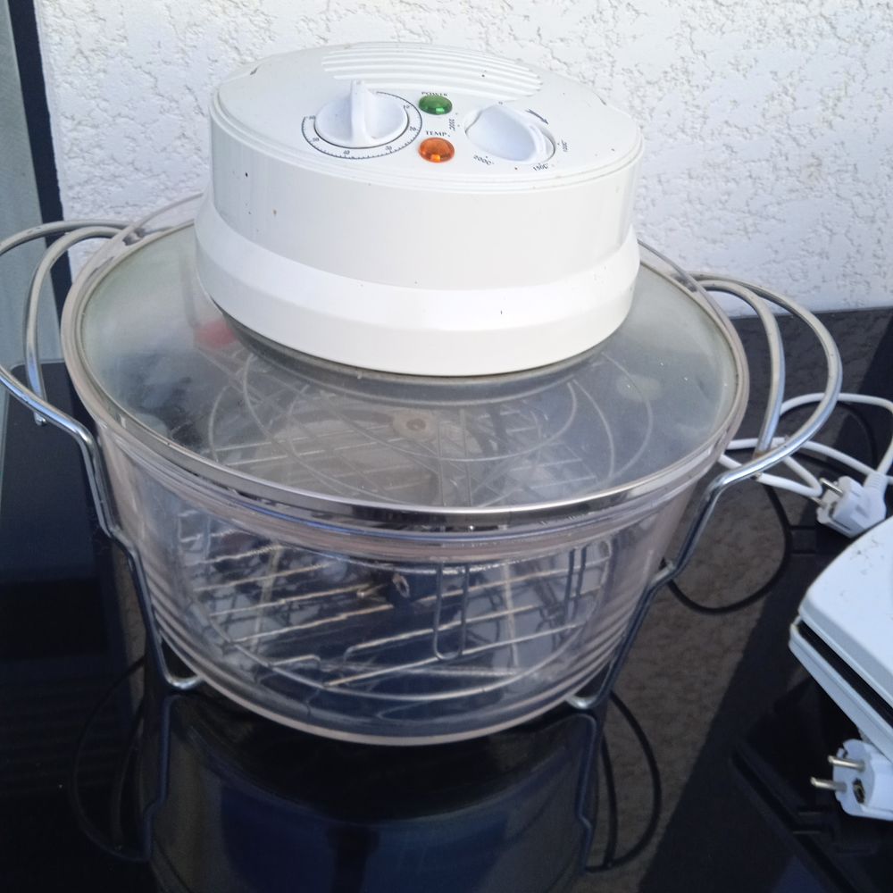 Four Cyclonique combin&eacute; grill Augusta 12 Litres Blanc, Four Electroménager