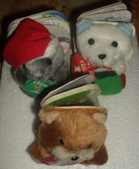 Lot de 3 livres + 3 peluches mon petit clin NEUFS. 15 Montreuil (93)