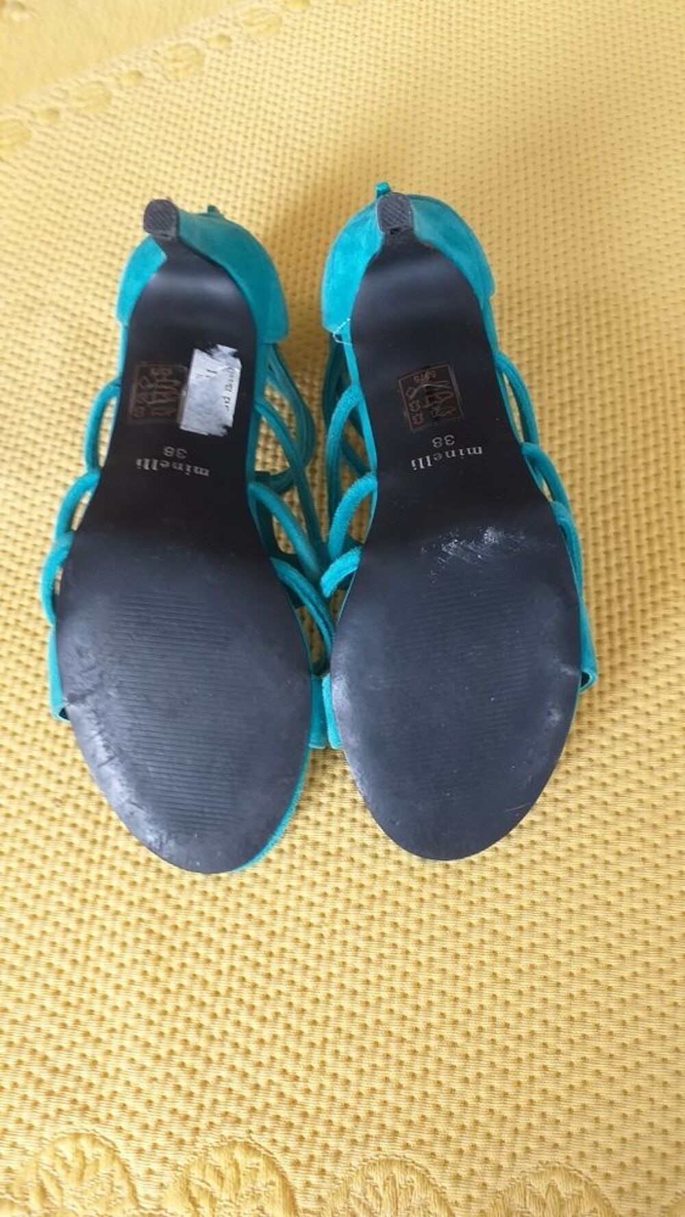 nu pieds turquoises - pointure 38 Chaussures