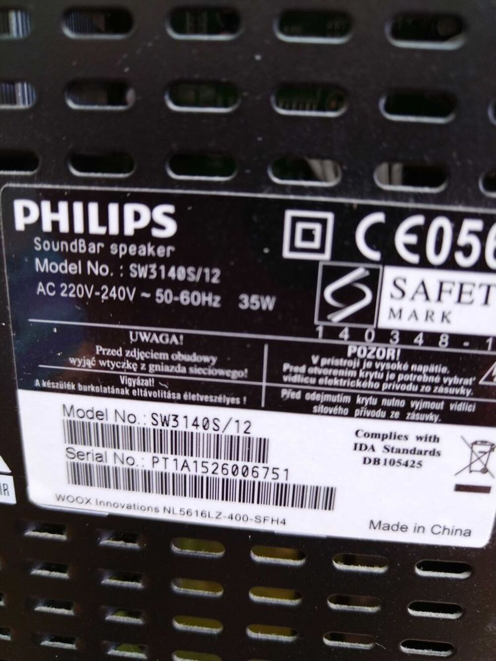 Barre de son Philipps Audio et hifi
