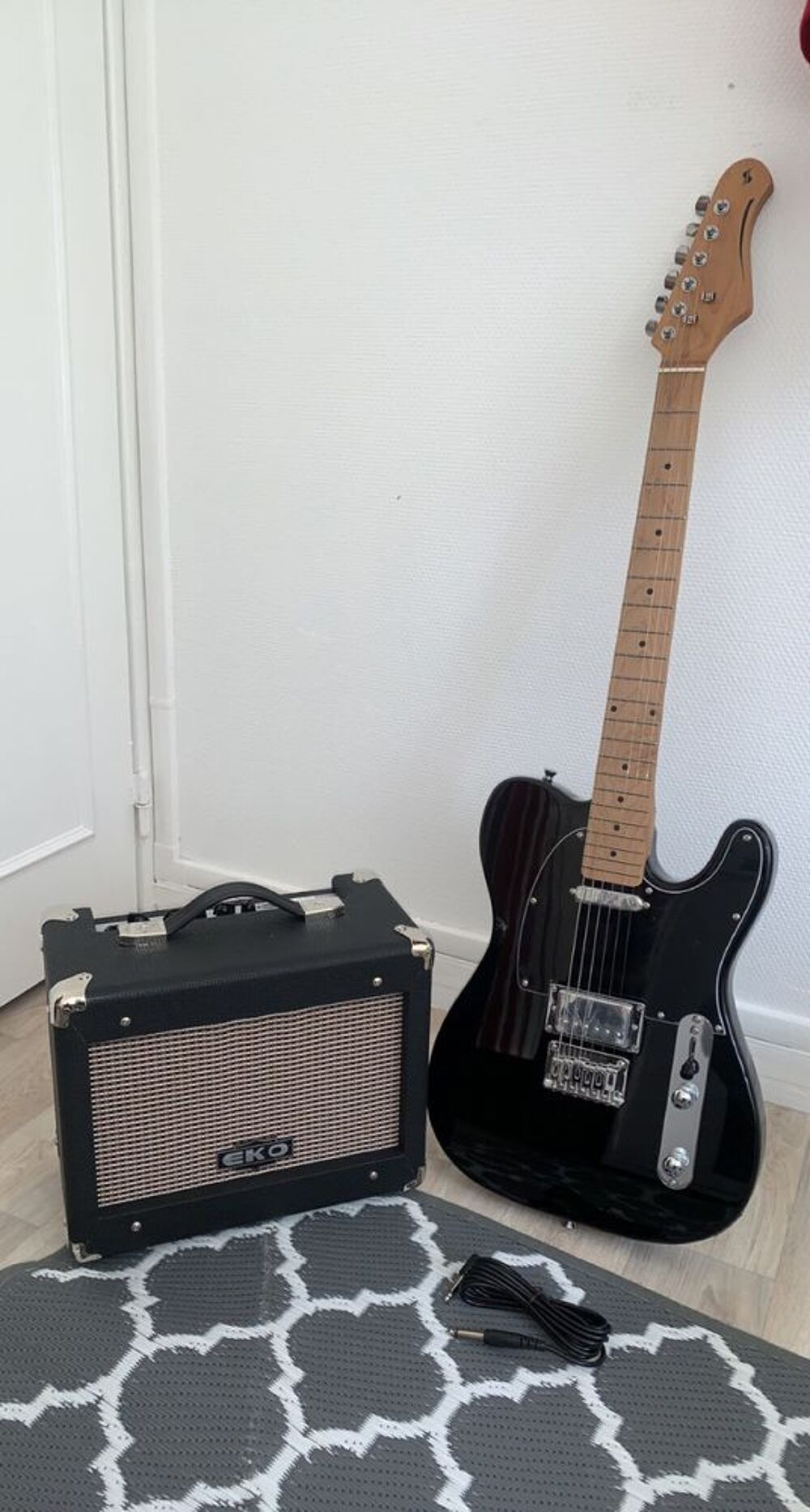 Guitare &eacute;lectrique STAGG + Ampli EKO V15 Instruments de musique