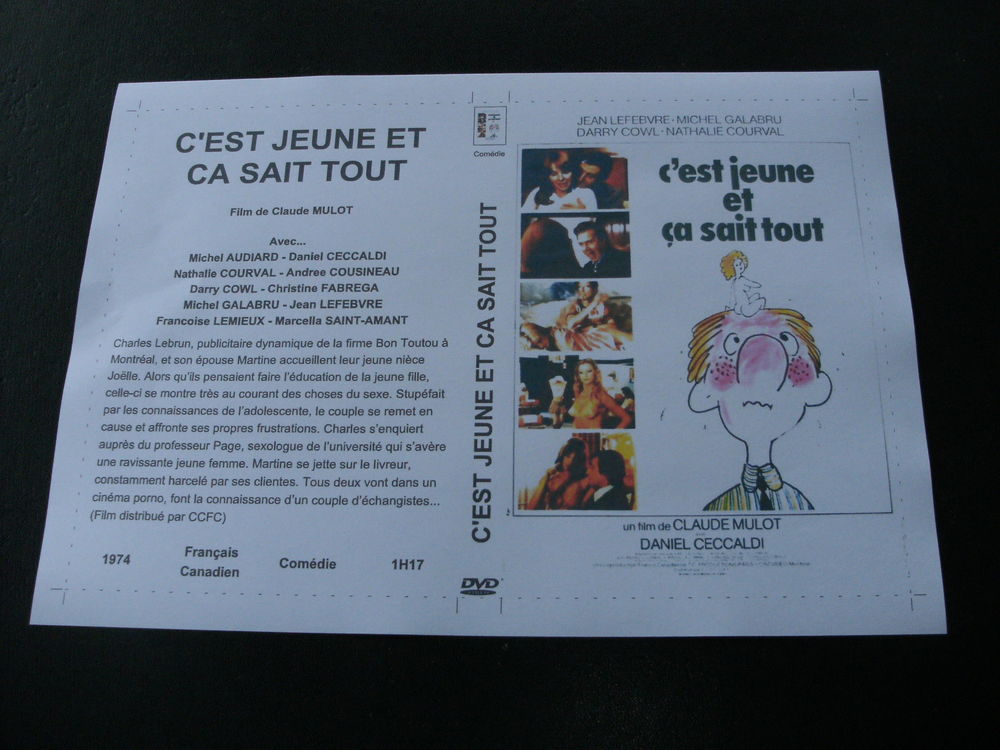 Film : " C 'est jeune et &ccedil;a sait tout " 1974 DVD et blu-ray