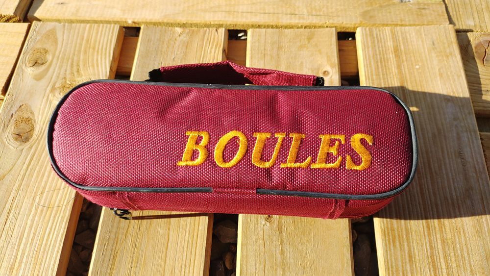 Set de P&eacute;tanque 6 Pi&egrave;ces Sacoche Rouge, Cochonnet &amp; Mesureur Sports