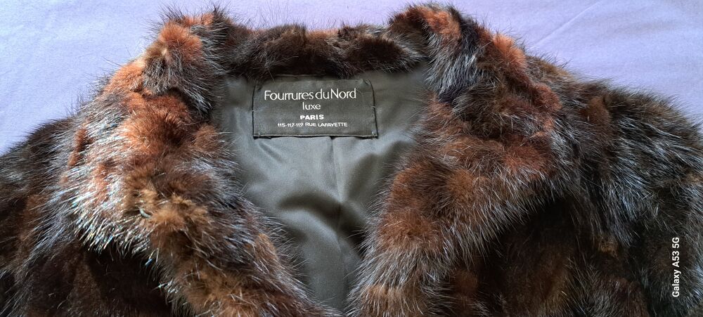 Manteau vintage en vison Vtements