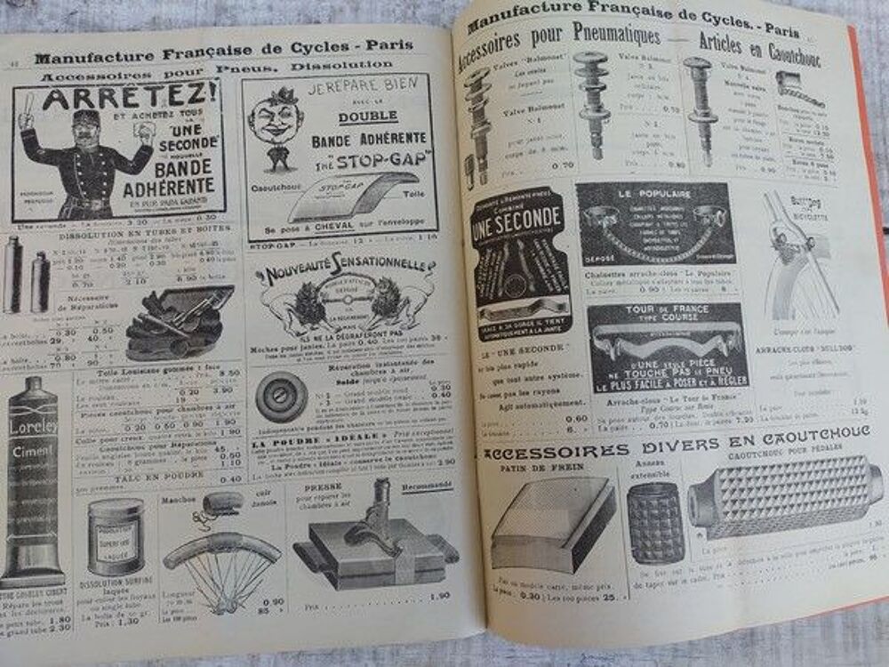 Catalogue Cycles ALPAR Paris 1910 V&eacute;los Bicyclette 
