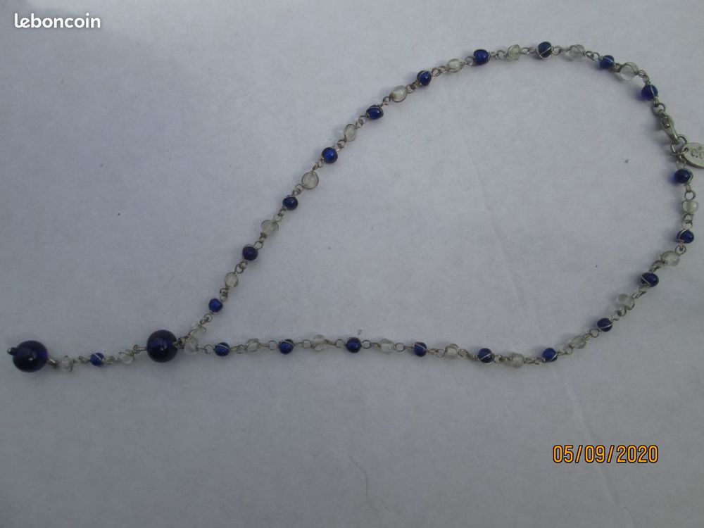 Collier pendentif en Lapis Lazuli / Parfait &eacute;tat Bijoux et montres
