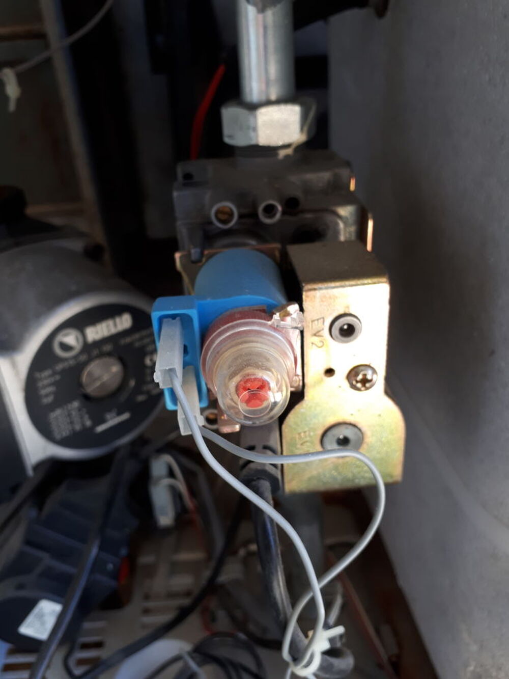 Lot de Pi&egrave;ces Chaudi&egrave;re gaz PRONTACQUA-RIELLO, FRANCO-BELGE Bricolage
