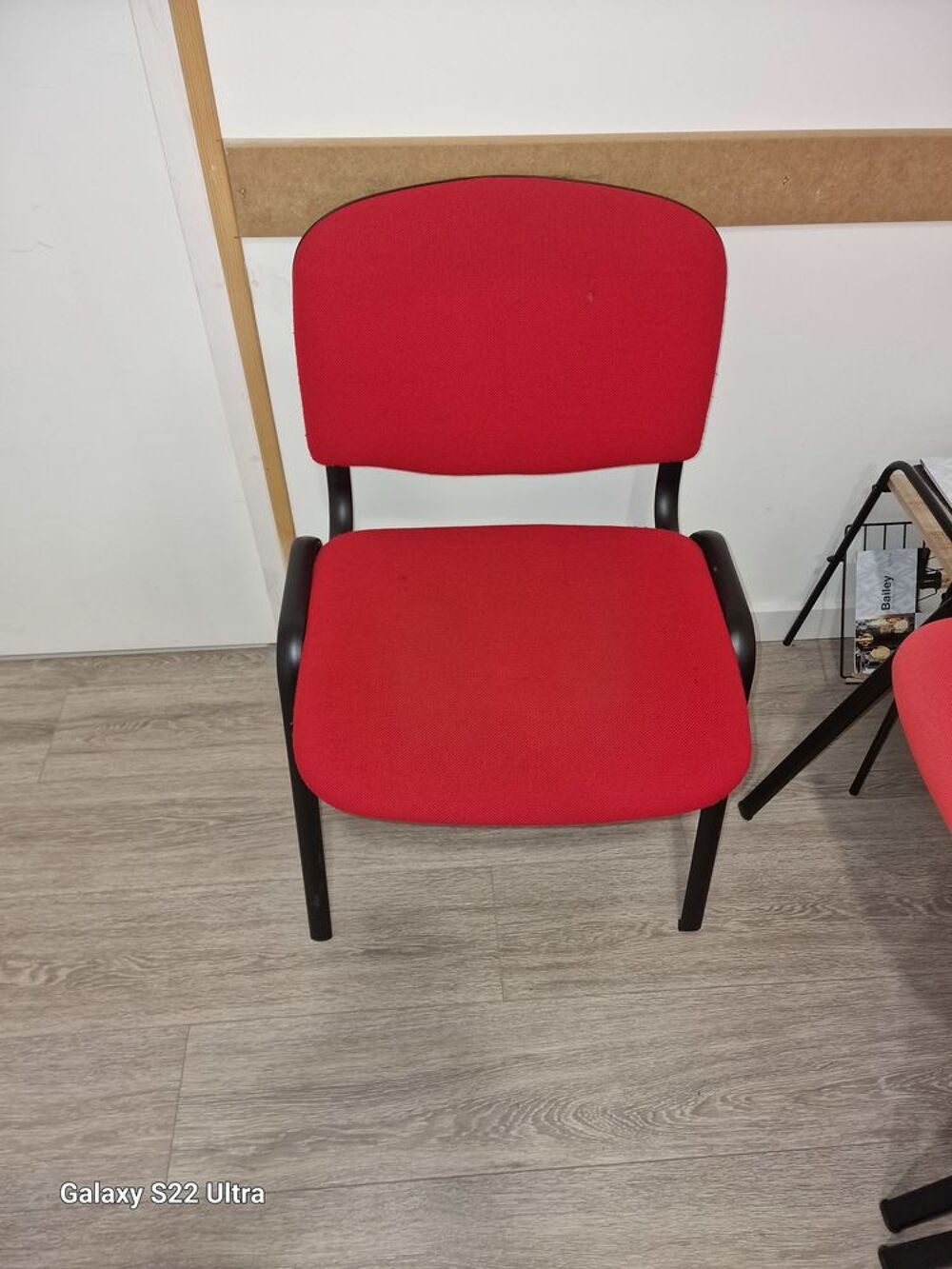 Lot de chaises de r&eacute;union avec tablette Meubles