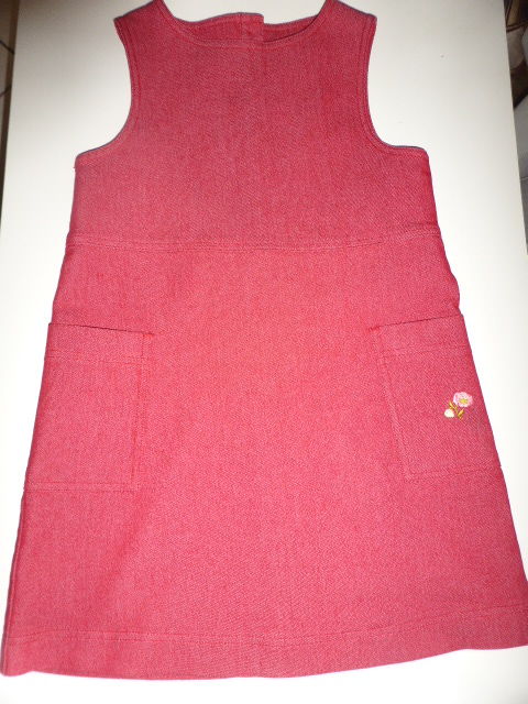 Cyrillus Robe chasuble rouge 8 ans fermeture bouton 10 Rueil-Malmaison (92)