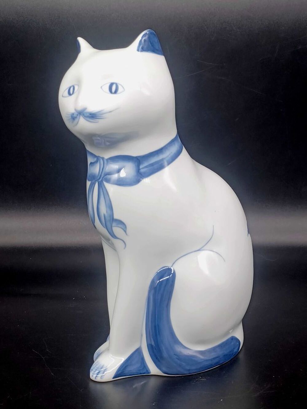 Statue Figurine Chat f&eacute;lin en c&eacute;ramique vdsa Décoration
