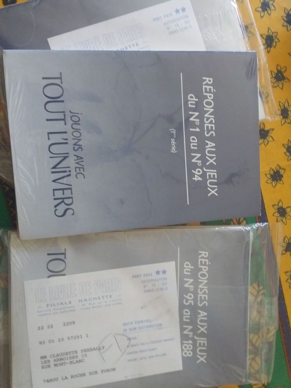 LIVRES TOUT L UNIVERS Livres et BD