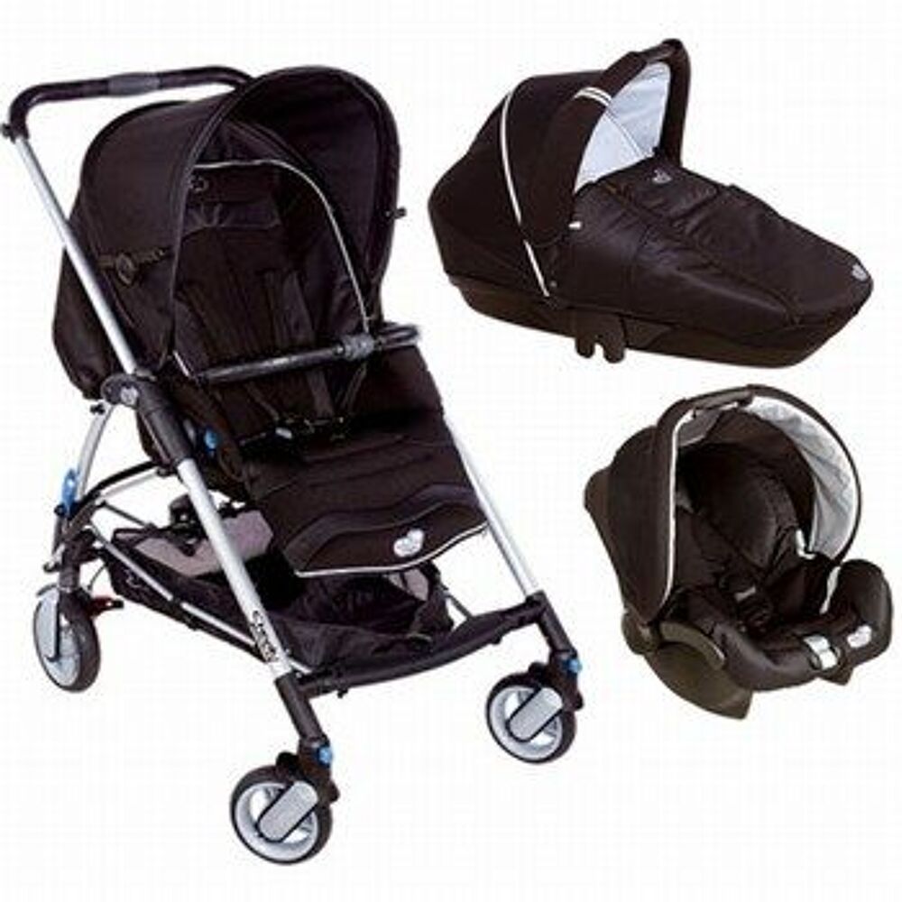 Poussette BEBE CONFORT avec nacelle et landeau et kit fix auto