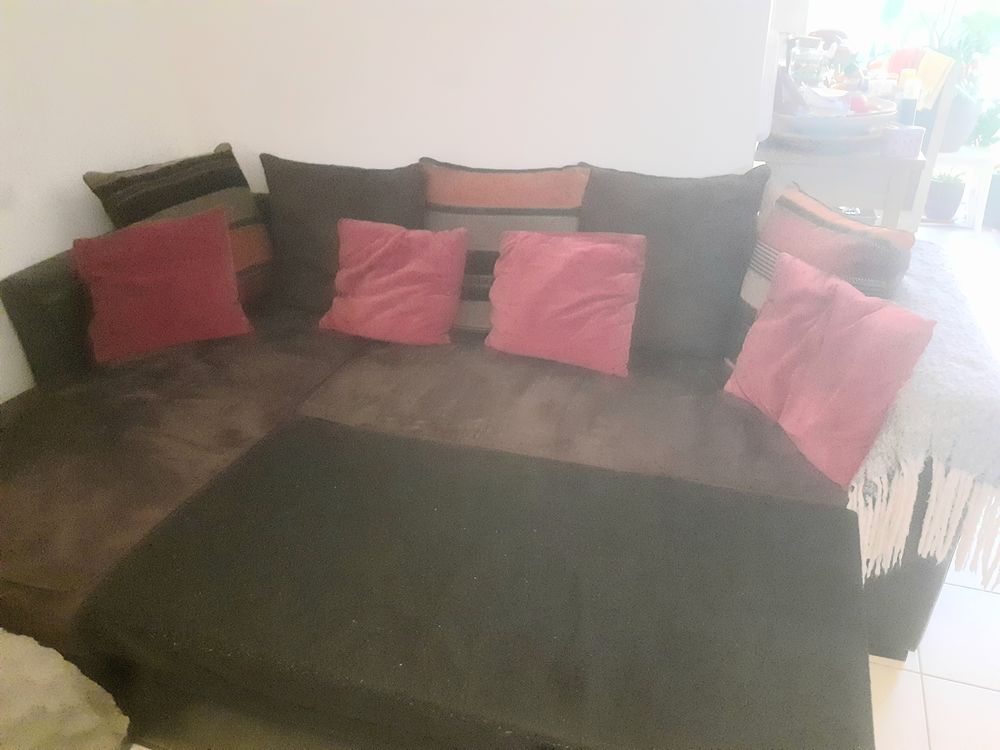 CANAPE ANGLE CONVERTIBLE PLUS COFFRE Meubles