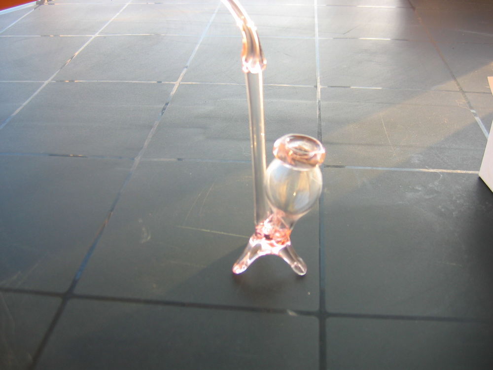 Pipe &agrave; D&eacute;gustation Verre Souffl&eacute;. Décoration