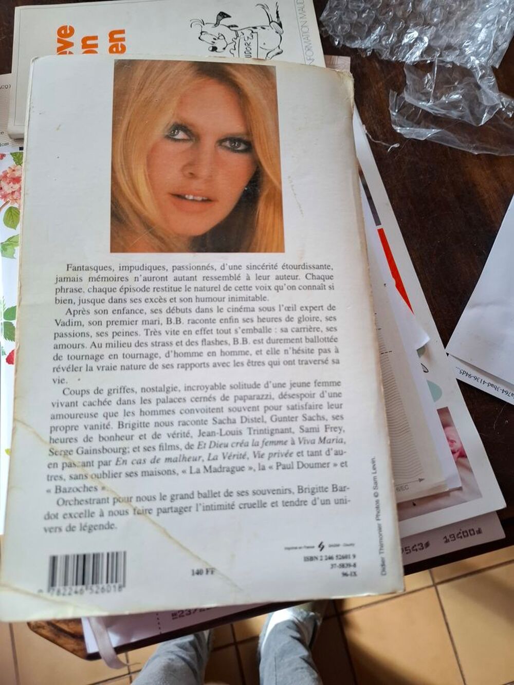 Livre de Brigitte Bardot 
