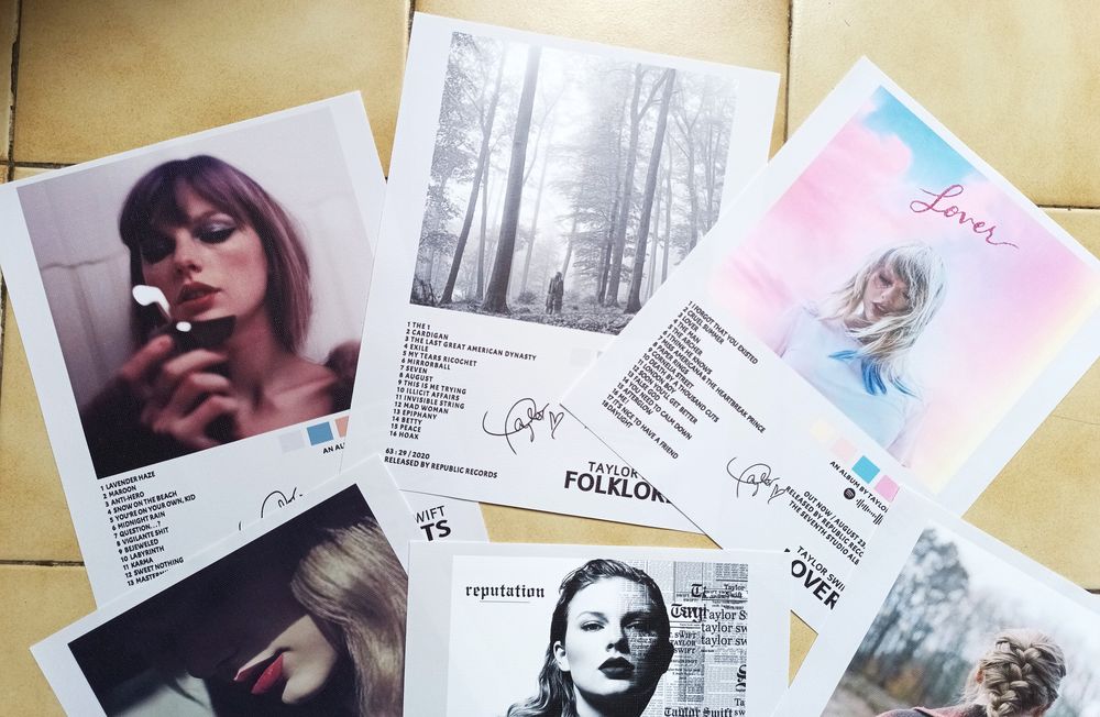 Lot de 6 posters canvas Taylor Swift Eras Tour 